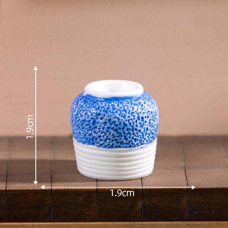 Tiểu cảnh bình hoa nhiều màu DIY, phụ kiện tiểu cảnh mini treo bàn resin garden cute (ZC-1419)