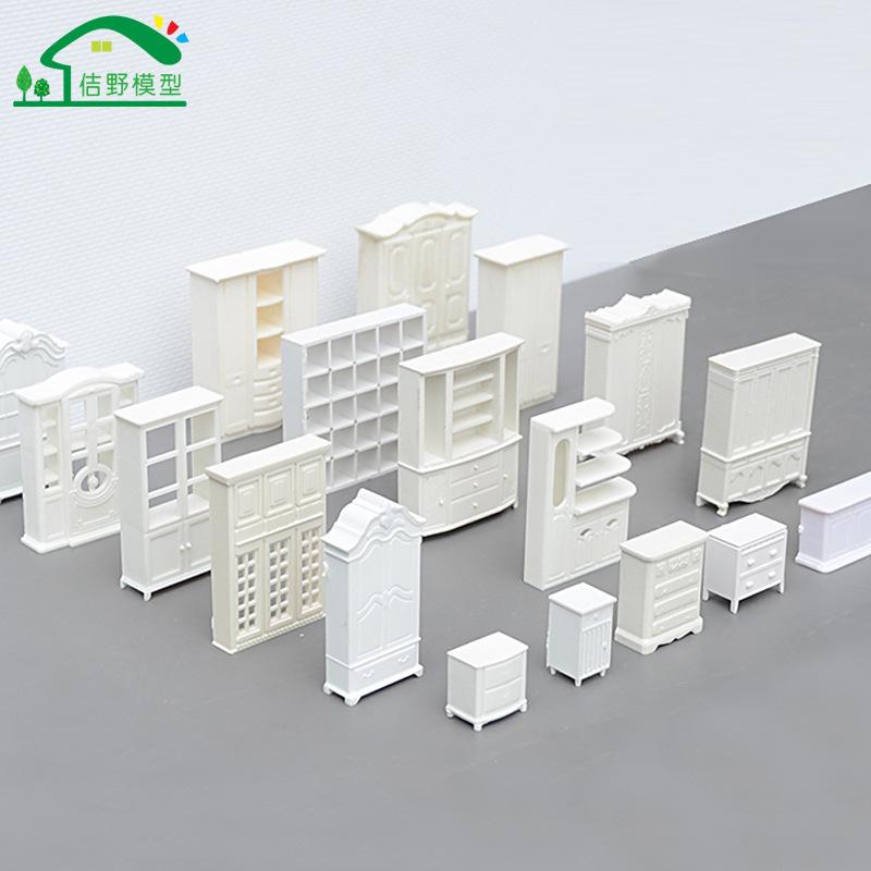 Phụ Kiện Mô Hình Tủ Quần Áo Tủ TV Mini Tỷ Lệ 1:30 (MH-139)