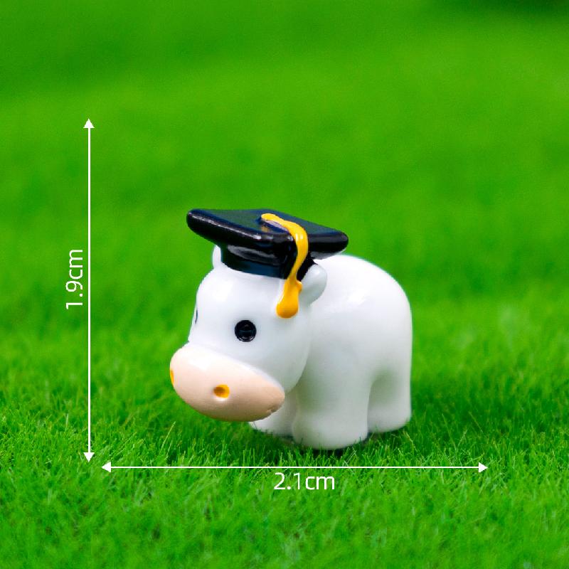 Tiểu cảnh ếch và cú mũ tiến sĩ DIY, phụ kiện tiểu cảnh mini treo bàn garden cute (ZC-1115)