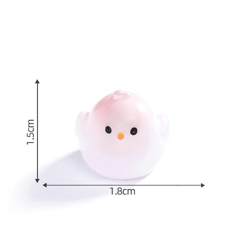 微景观创意小号云雀小鸡萌粒盲袋 DIY装饰品挂配件迷你桌面小摆件