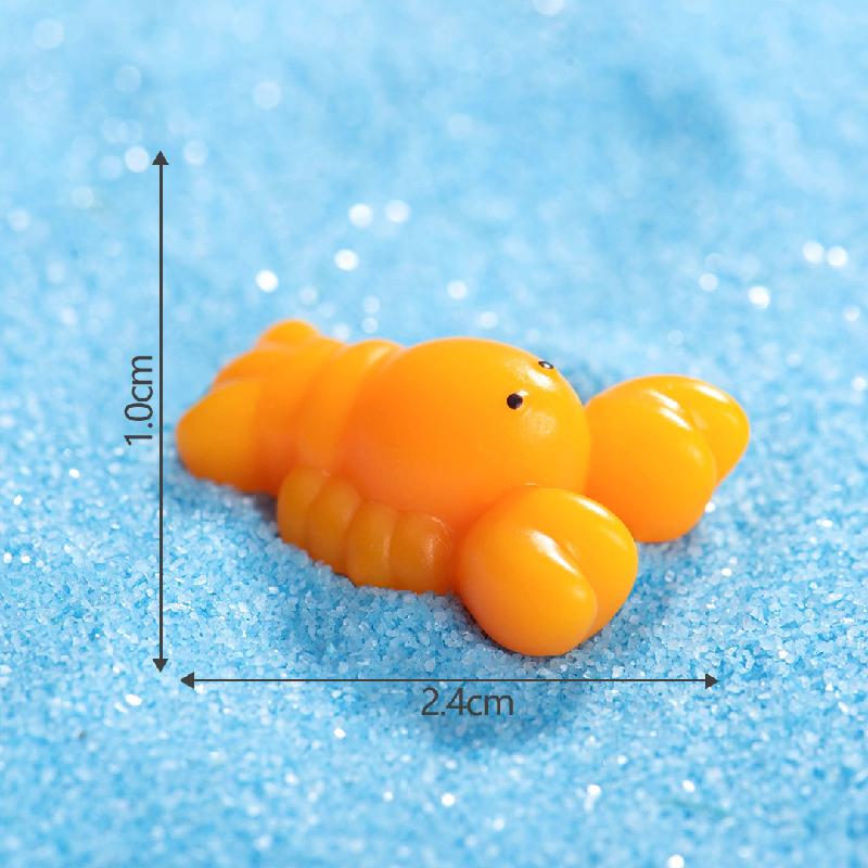 Tiểu cảnh cua, cá heo, búp bê DIY, phụ kiện resin tiểu cảnh mini bàn (ZC-611)