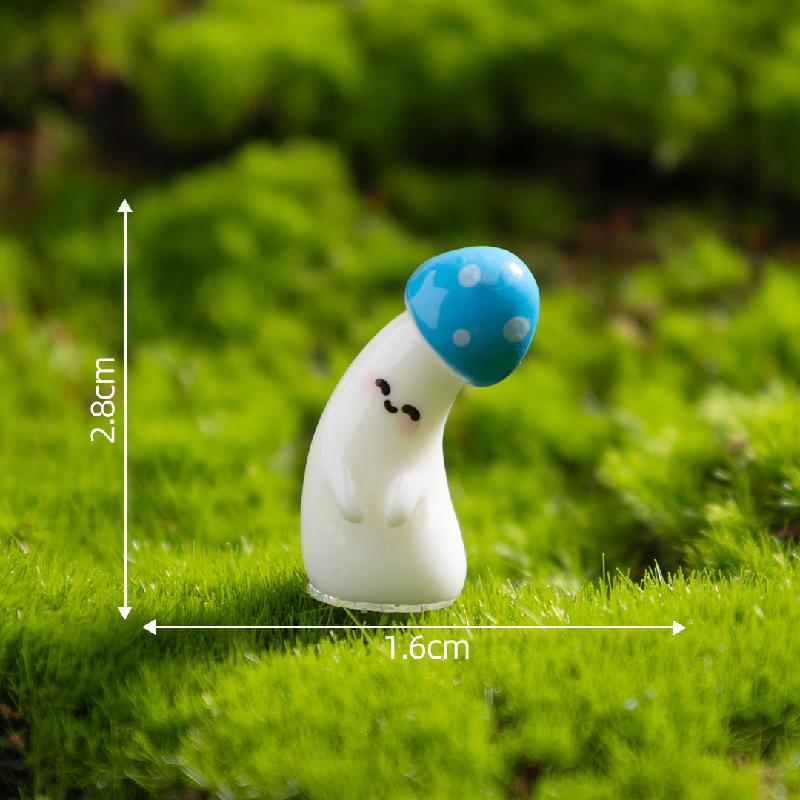 Tiểu cảnh nấm nghiêng đáng yêu DIY, phụ kiện tiểu cảnh mini bàn treo, garden cute (ZC-1095)