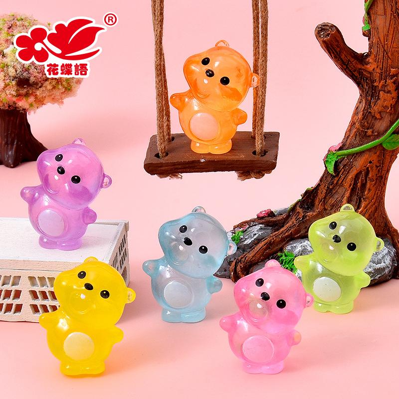 Phụ Kiện Nhỏ Xinh Hải ly phát sáng resin mini, tiểu cảnh, blind box, trang trí xe (NX-603)