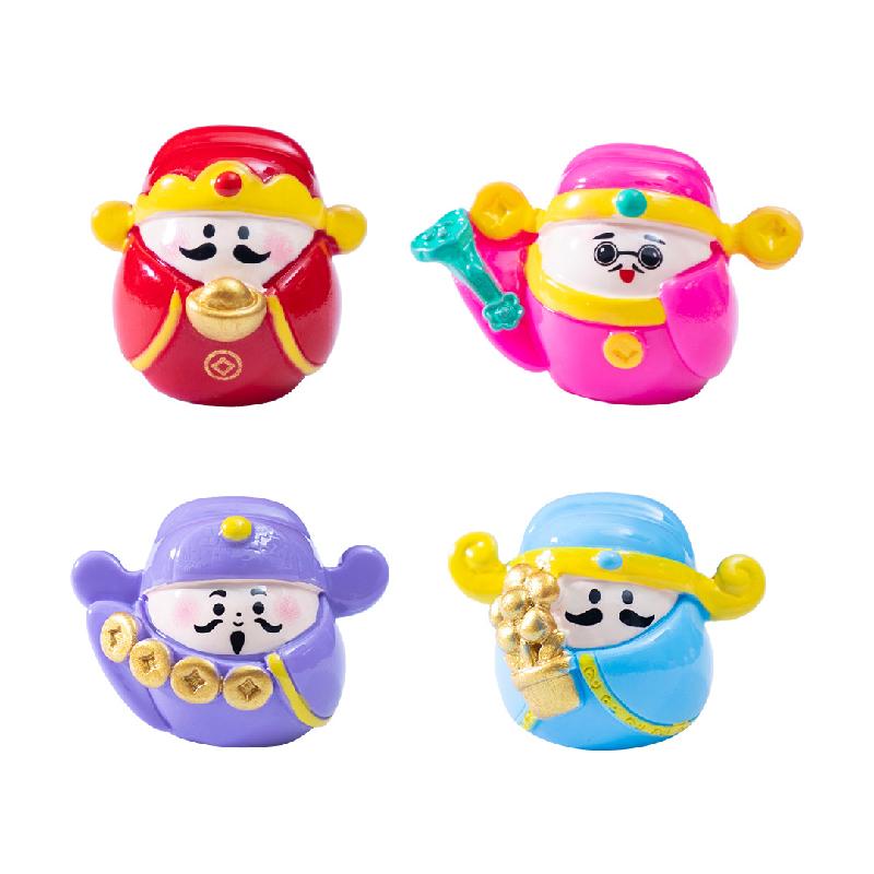 Tiểu cảnh thần Tài, Daruma DIY, phụ kiện tiểu cảnh mini xe bàn đáng yêu, cute (ZC-1077)