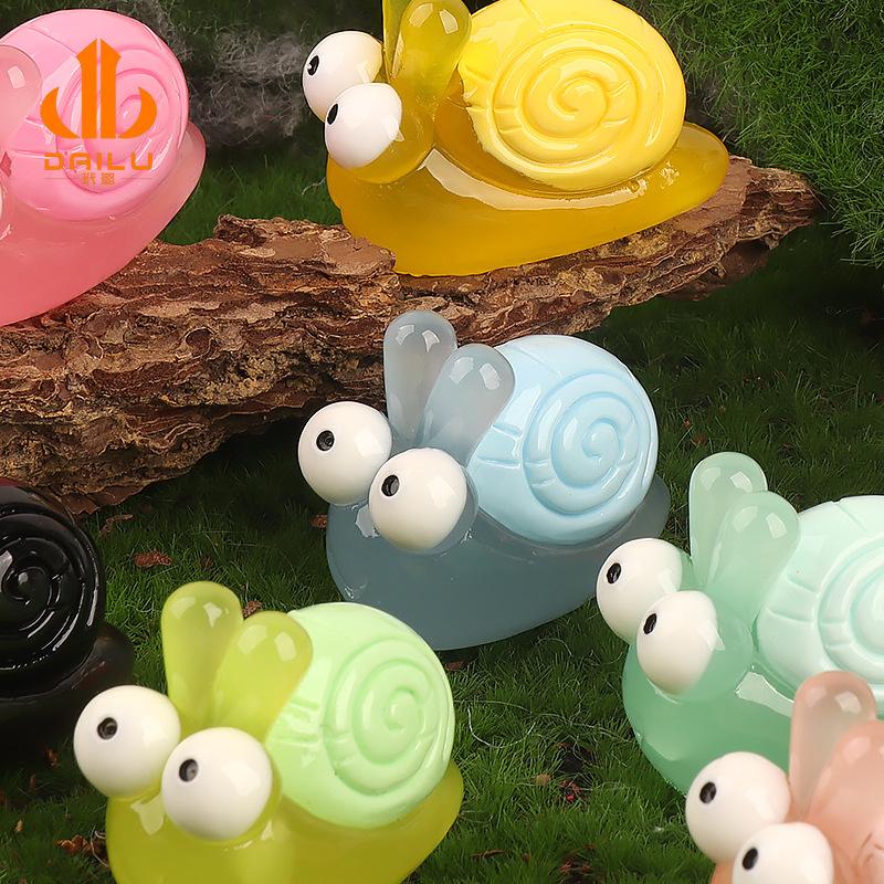 Charm ốc sên phát sáng DIY trang trí chìa khóa (FF-57)