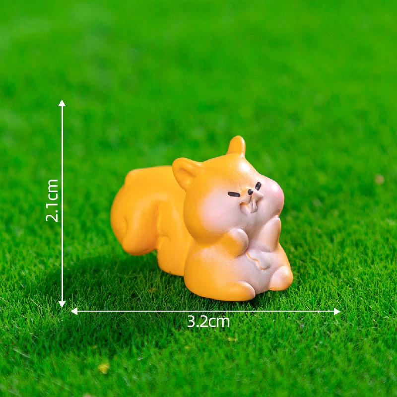 Tiểu cảnh sóc mập DIY, phụ kiện tiểu cảnh mini treo bàn garden đáng yêu, cute (ZC-1102)