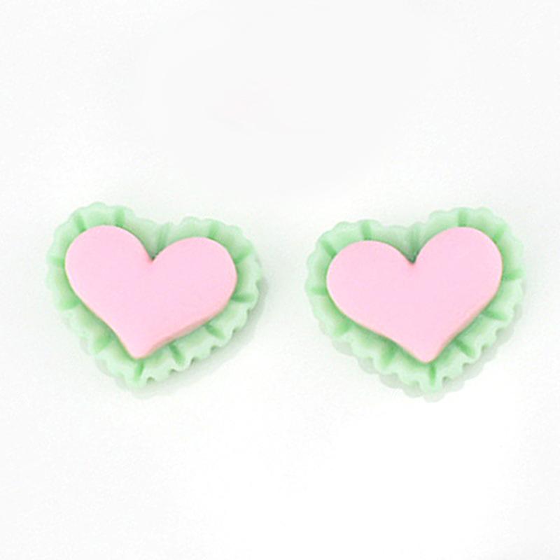 Charm viền tim DIY trang trí vỏ điện thoại (FF-307)