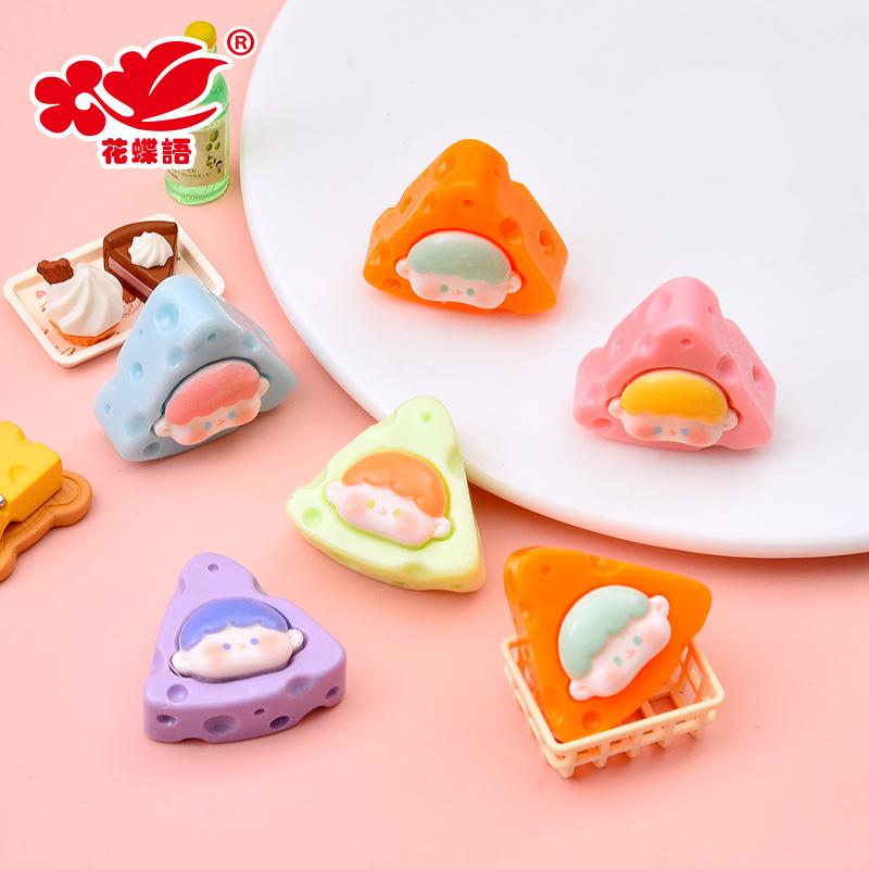 Phụ Kiện Nhỏ Xinh Phô mai Cheese resin DIY, phụ kiện kem giả, dép Crocs, nam châm tủ lạnh (NX-601)