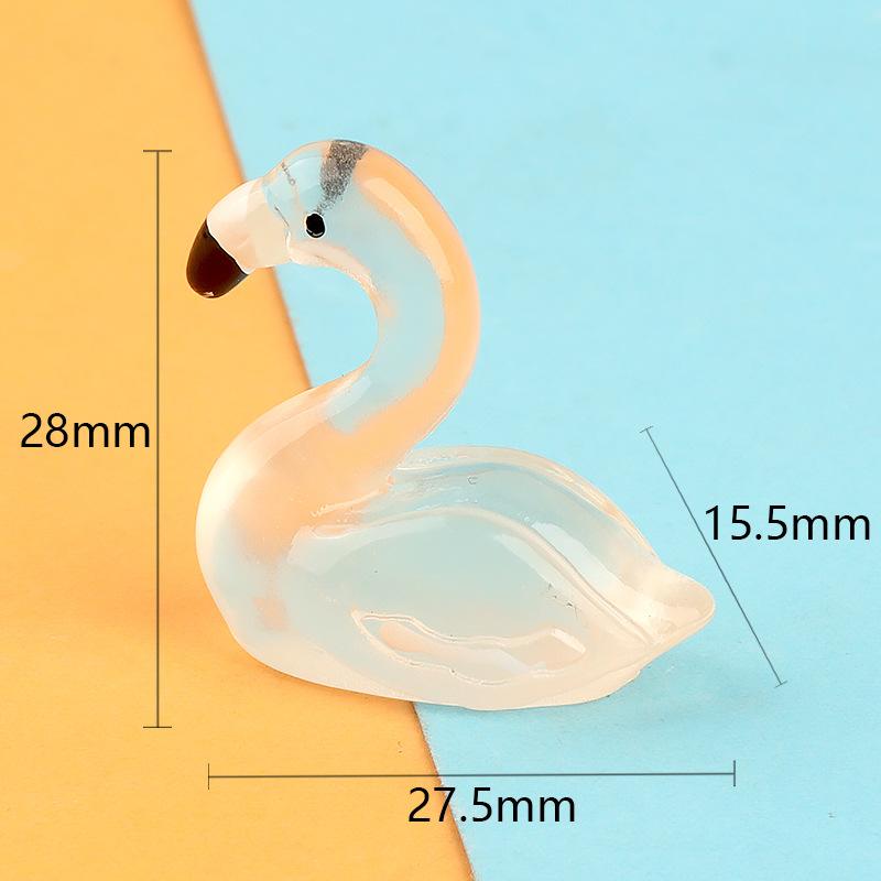 Charm thiên nga phát sáng DIY trang trí vỏ điện thoại (FF-423)