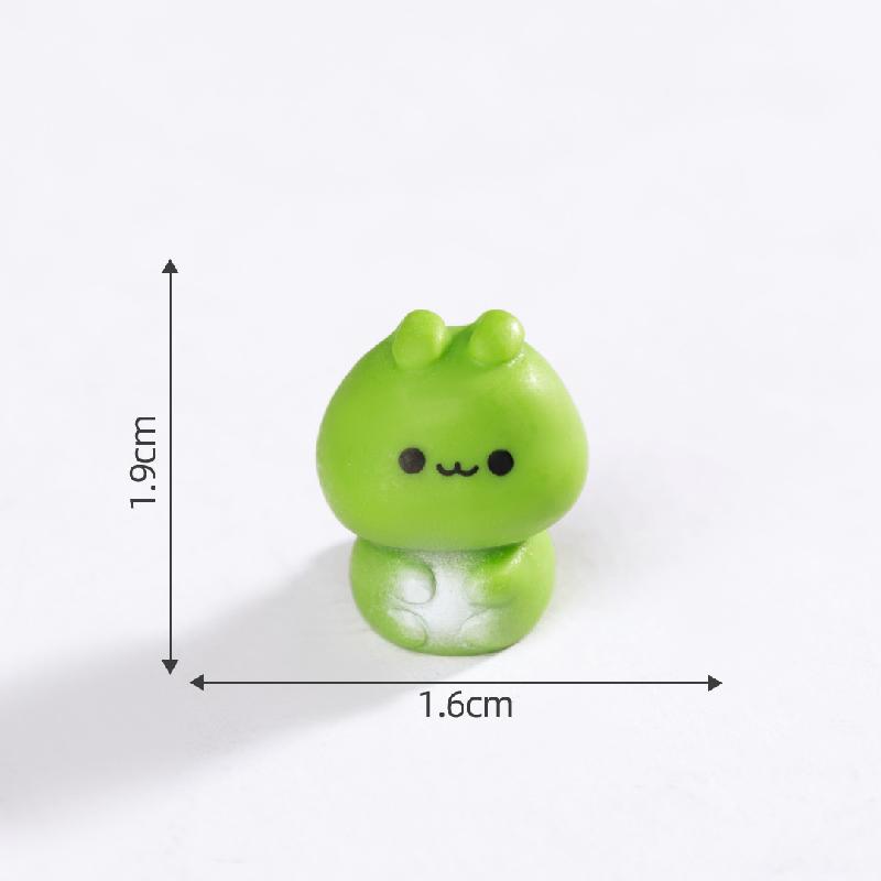 Tiểu cảnh ếch cá sấu tê giác DIY, phụ kiện tiểu cảnh mini bàn đáng yêu, cute (ZC-906)