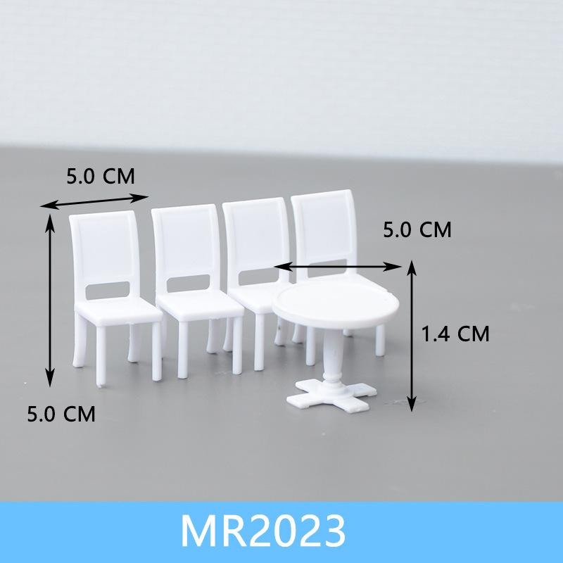 Bộ Bàn Ghế Nội Thất Mini Tỷ Lệ 1:50 (MH-80)