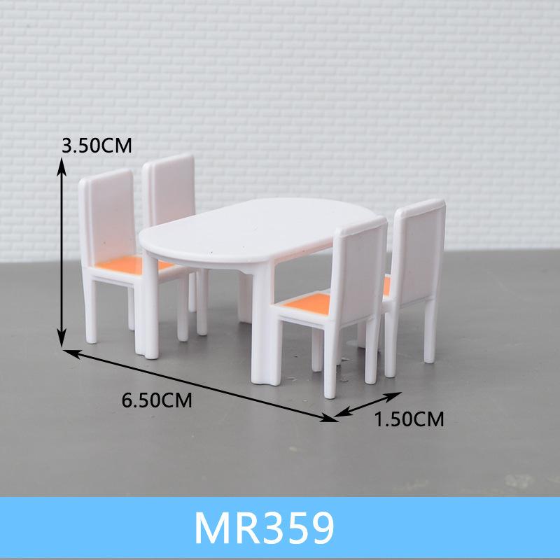 Phụ Kiện Mô Hình Bộ Bàn Ăn Mini Tỷ Lệ 1:25 (MH-147)