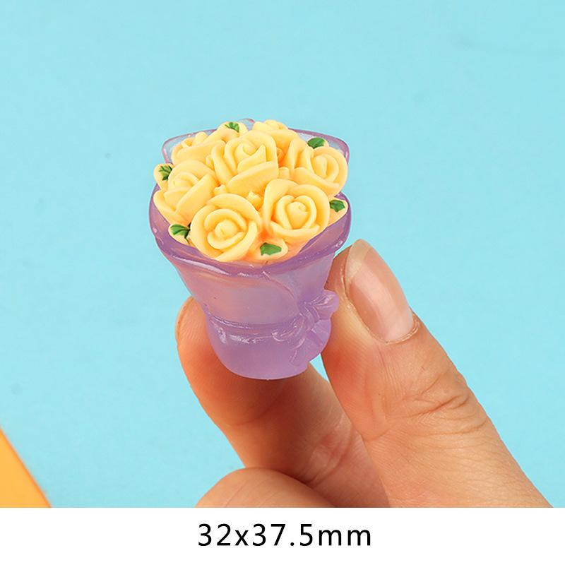 Charm hoa hồng phát sáng DIY trang trí tiểu cảnh (FF-373)