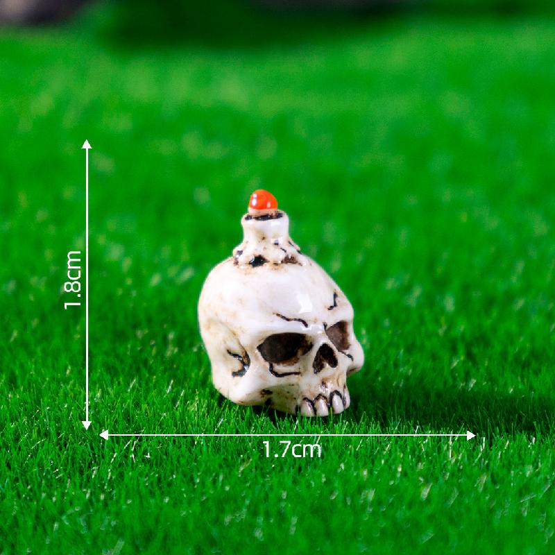 Tiểu cảnh Halloween: xác ướp, sọ mini DIY, phụ kiện treo bàn tiểu cảnh sáng tạo (ZC-245)