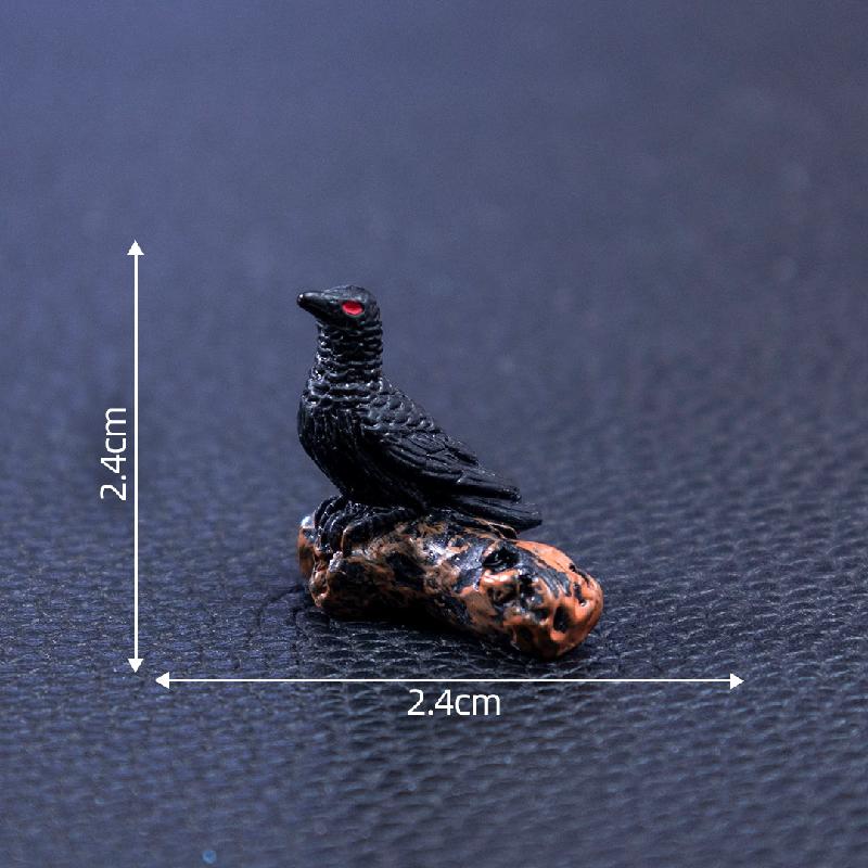 Cặp xương sọ Halloween, tiểu cảnh DIY, phụ kiện bàn mini đáng yêu (ZC-97)