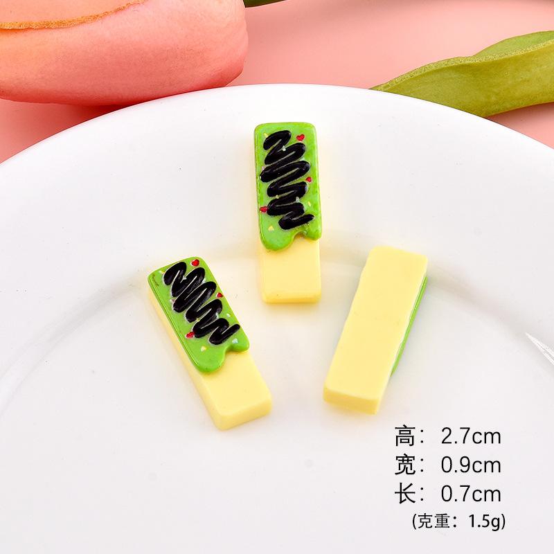 Thanh socola resin, phụ kiện DIY, văn phòng phẩm, nam châm tủ lạnh (NX-618)