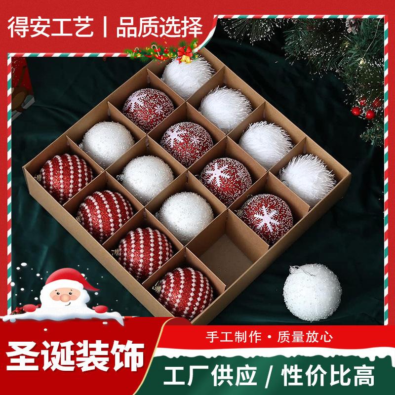 Trang Trí Noel Trang trí Noel: Bóng xốp trắng, thủ công lông mịn cao cấp