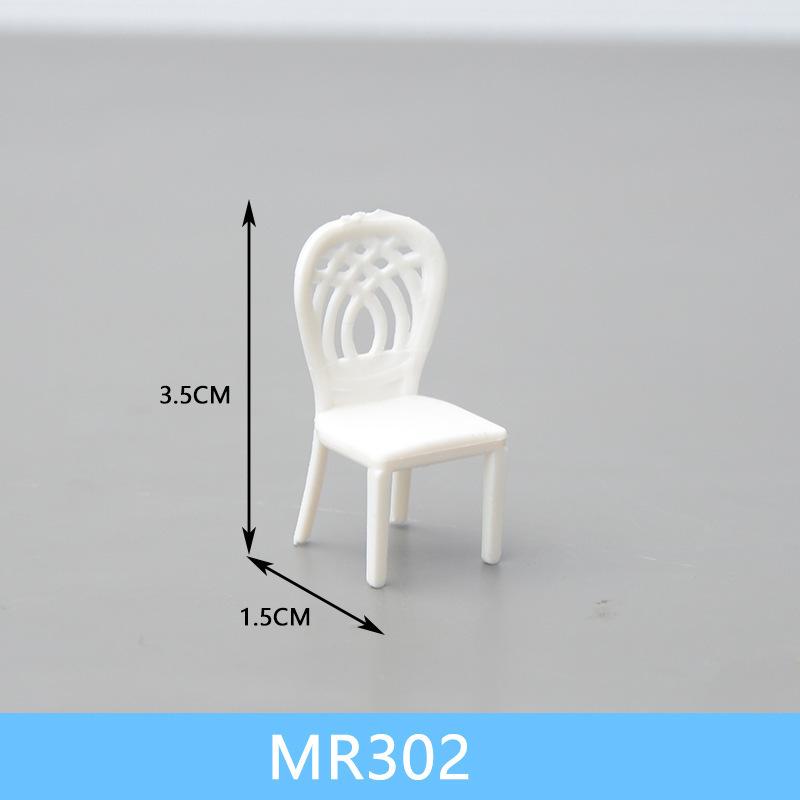Bộ Bàn Ghế Mini Mô Hình Nội Thất Tỷ Lệ 1:30 (MH-269)