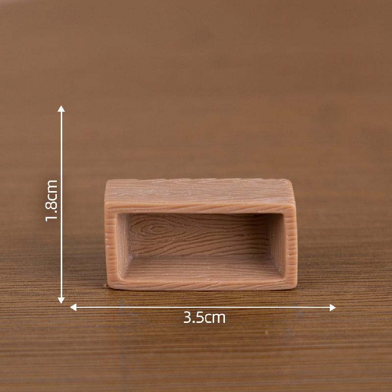 Tiểu cảnh tranh tường, chậu sen đá, nhà búp bê DIY, phụ kiện bàn resin tiểu cảnh mini (ZC-348)