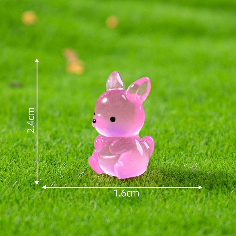 Tiểu cảnh kangaroo phát sáng DIY, phụ kiện tiểu cảnh mini treo bàn garden cute (ZC-1107)