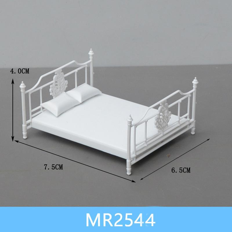 Sofa Giường Mini Mô Hình Nội Thất Tỷ Lệ 1:25 (MH-101)