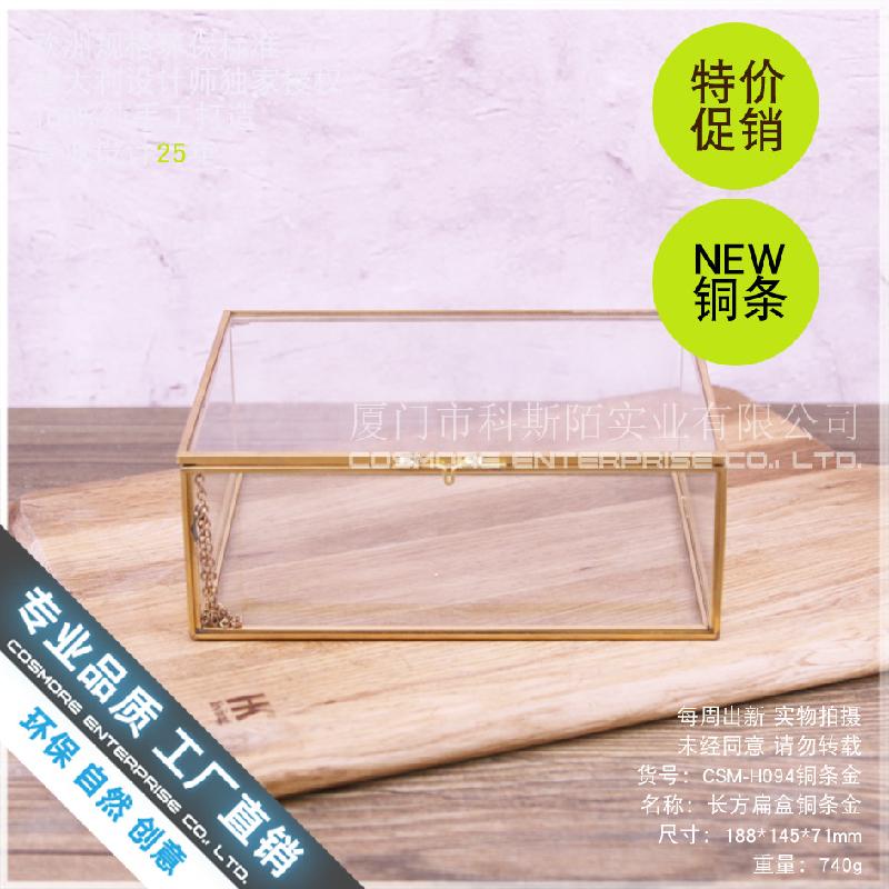 Chậu Đa Giác Hộp kính chữ nhật đa giác, hộp hoa bất tử (DG-159)