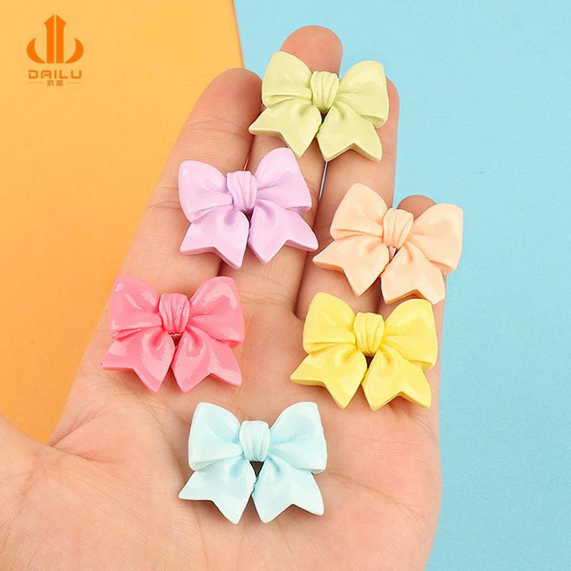 Charm nơ sáng bóng DIY trang trí điện thoại (FF-380)