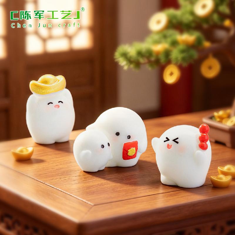 Phụ Kiện Tiểu Cảnh Gia đình đoàn viên năm mới mini trang trí (PK-779)