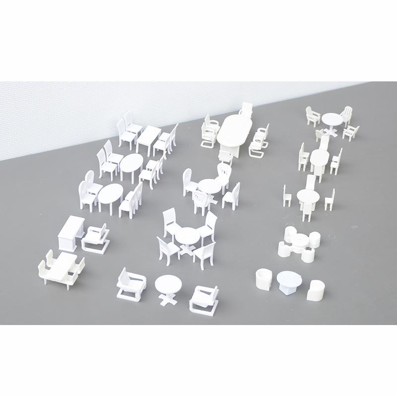 Bộ Bàn Ghế Nội Thất Mini Tỷ Lệ 1:50 (MH-80)