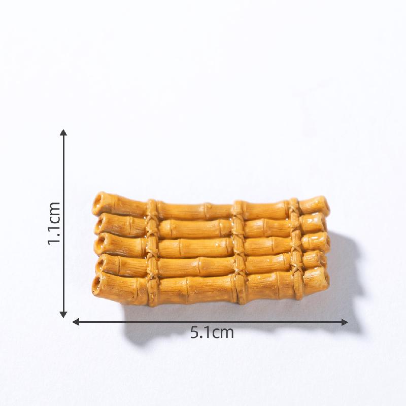 Thuyền gỗ, bè tre nổi tiểu cảnh bể cá DIY, phụ kiện mini trang trí bàn sáng tạo (ZC-17)