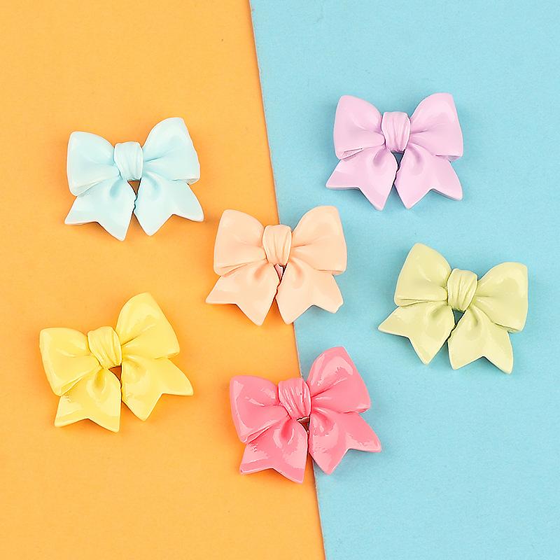 Charm nơ sáng bóng DIY trang trí điện thoại (FF-380)