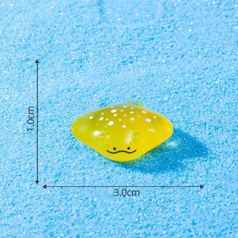 Tiểu cảnh cá đuối phát sáng DIY, phụ kiện tiểu cảnh mini bể cá resin garden cute micro (ZC-1386)