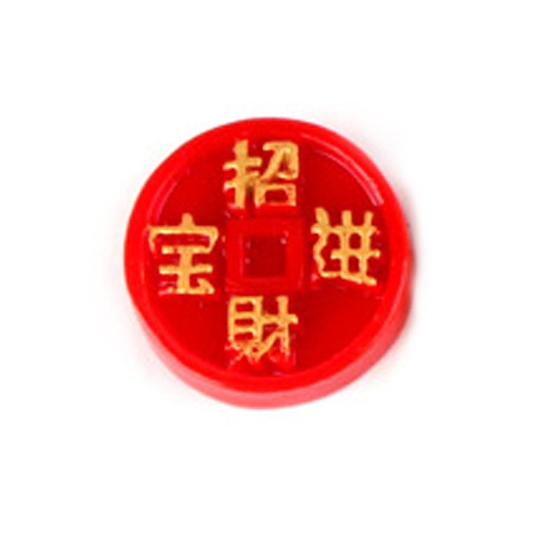 新年款 微景观树脂配件 元宝灯笼福袋DIY装饰创意配件摆件工厂