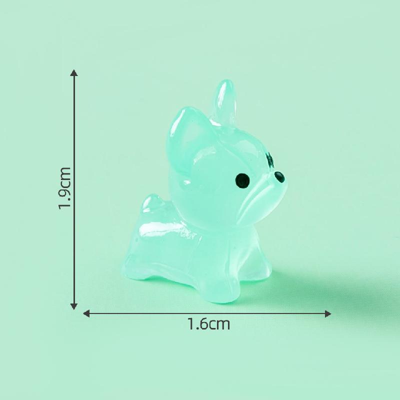 Tiểu cảnh cún phát sáng DIY, phụ kiện tiểu cảnh mini blind bag treo bàn cute (ZC-1136)