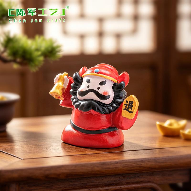 Phụ Kiện Tiểu Cảnh Chung Quỳ Cầm Chuông Mini (PK-678)