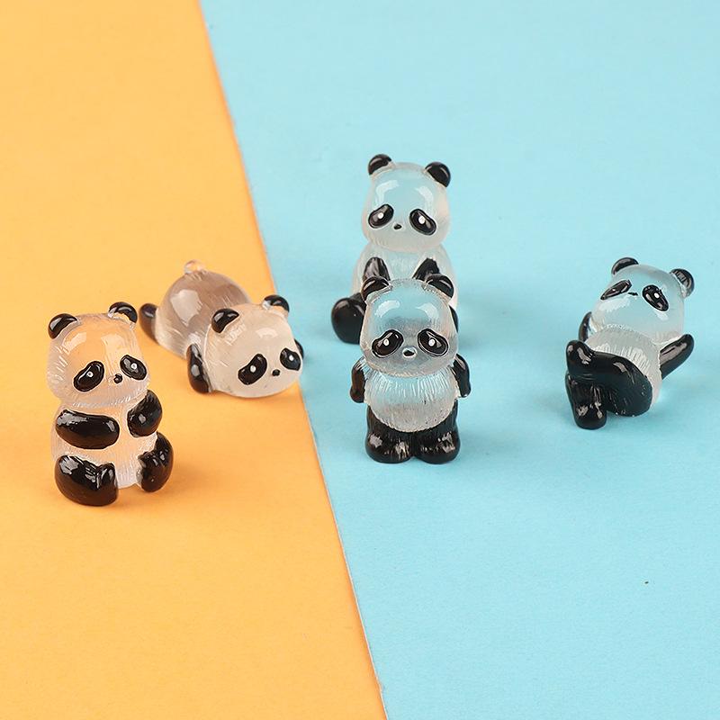 Charm gấu trúc phát sáng DIY tiểu cảnh đồ chơi (FF-55)