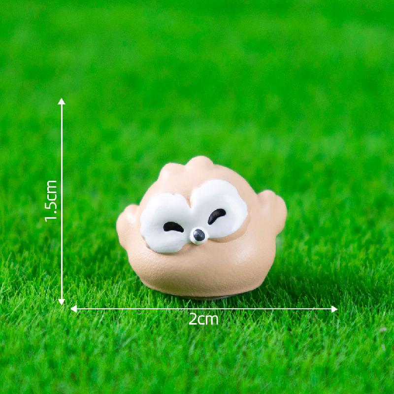 Tiểu cảnh động vật rừng: cú, búp bê DIY, phụ kiện treo bàn tiểu cảnh mini (ZC-495)
