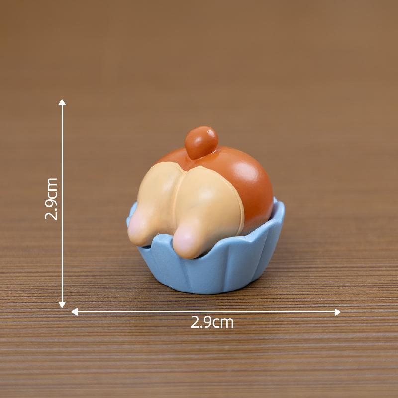 Tiểu cảnh bánh pp DIY, phụ kiện tiểu cảnh mini bàn treo resin đáng yêu, cute (ZC-1080)