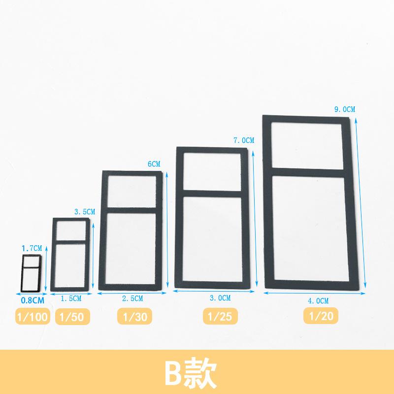 Cửa Sổ Cửa Ra Vào Mini Mô Hình Trong Suốt (MH-107)