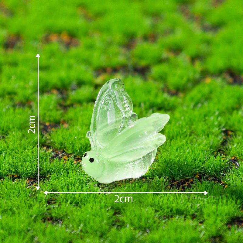 Tiểu cảnh mèo & thỏ phát sáng DIY, phụ kiện tiểu cảnh mini resin treo bàn garden đáng yêu cute (ZC-1439)