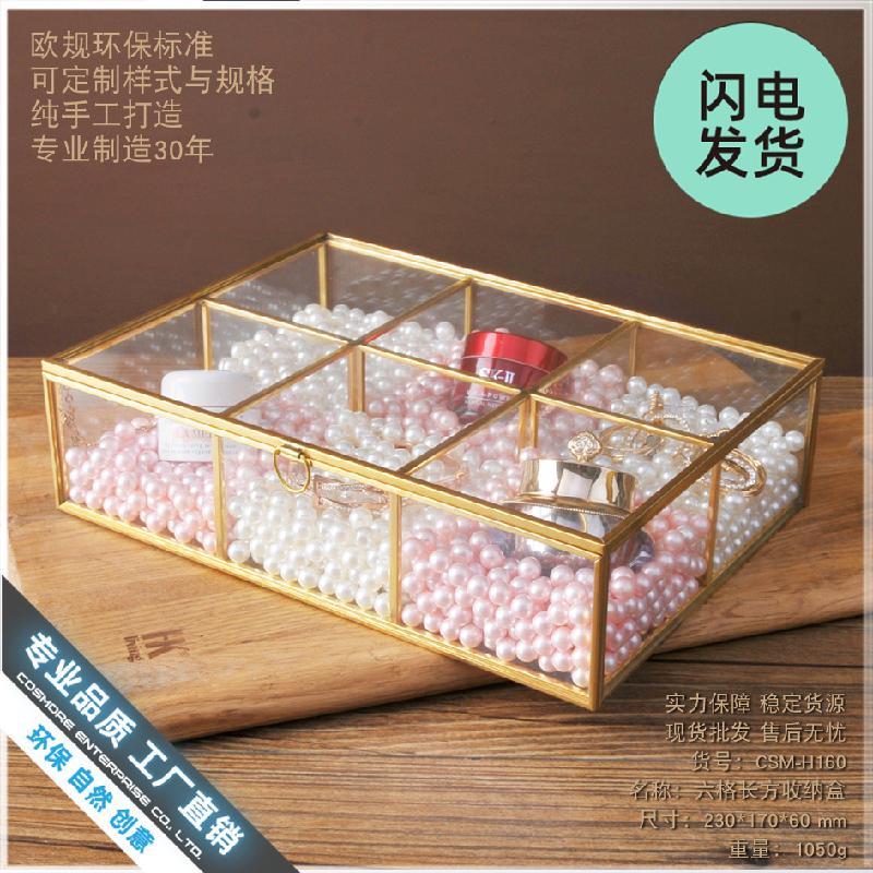 Chậu Đa Giác Hộp kính nhiều ngăn đựng trang sức (DG-85)