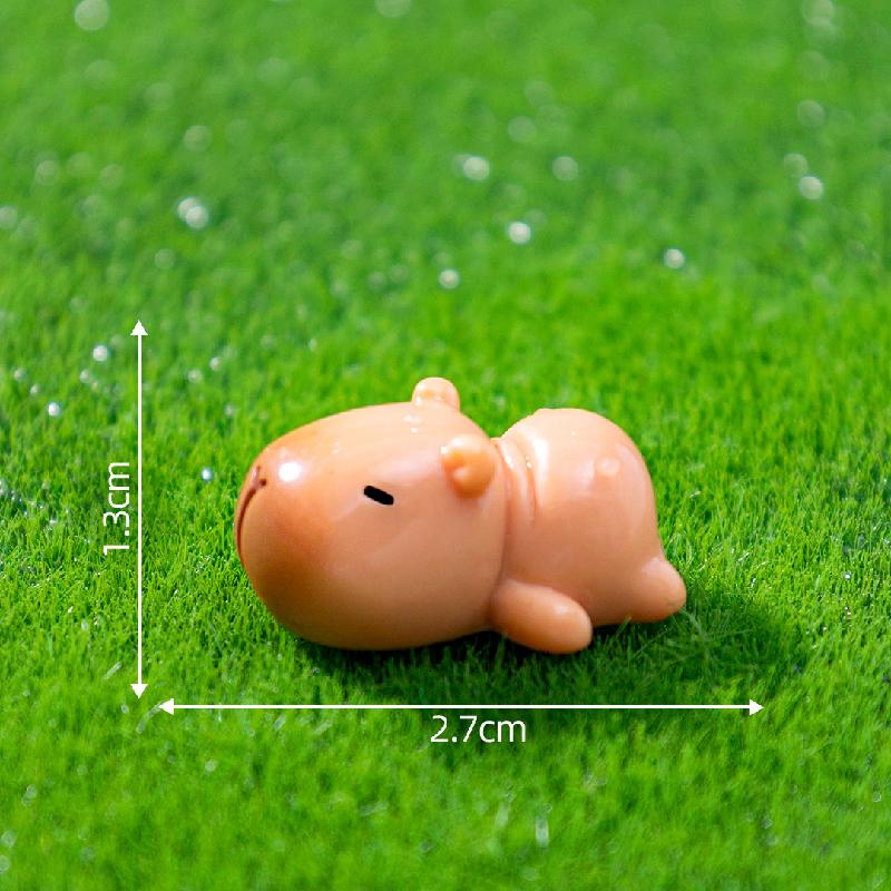 微景观创意可爱卡皮巴拉园艺造景 DIY装饰品挂配件迷你桌面小摆件