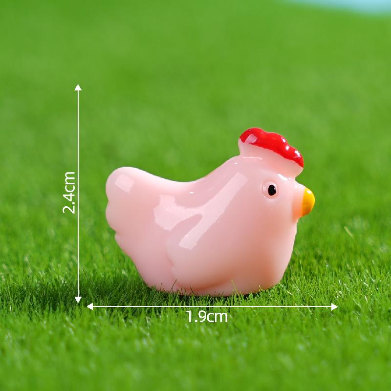Mẹ gà & gà con – Mô hình gà mini, phù hợp trang trí nông trại, bàn làm việc (M-1376)