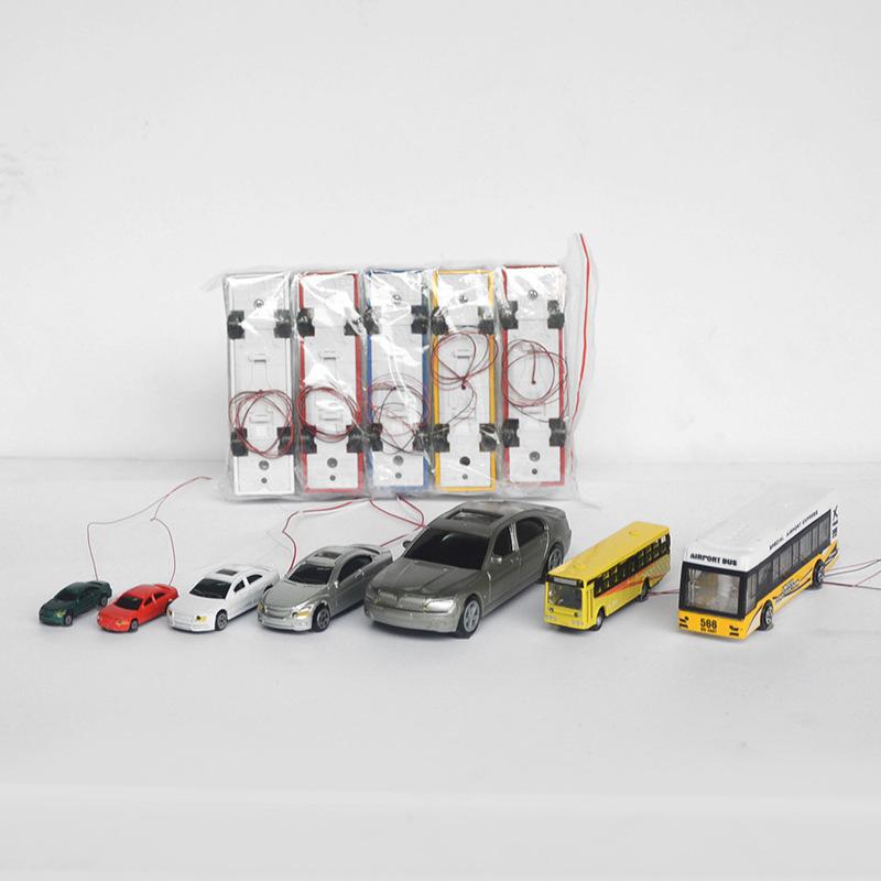 Phụ Kiện Mô Hình Ô Tô Mini Có Đèn LED Mô Hình Sa Bàn (MH-57)