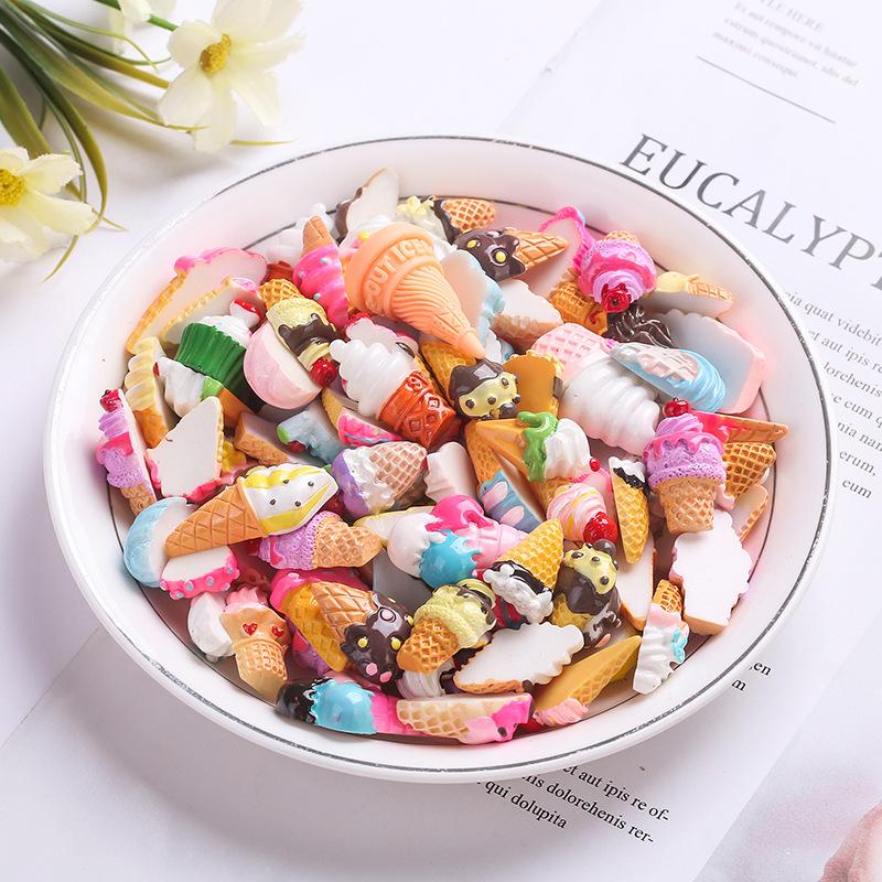 福袋食玩蛋糕仿真奶油手机diy饰品配件盲盒散件材料新款树脂配件