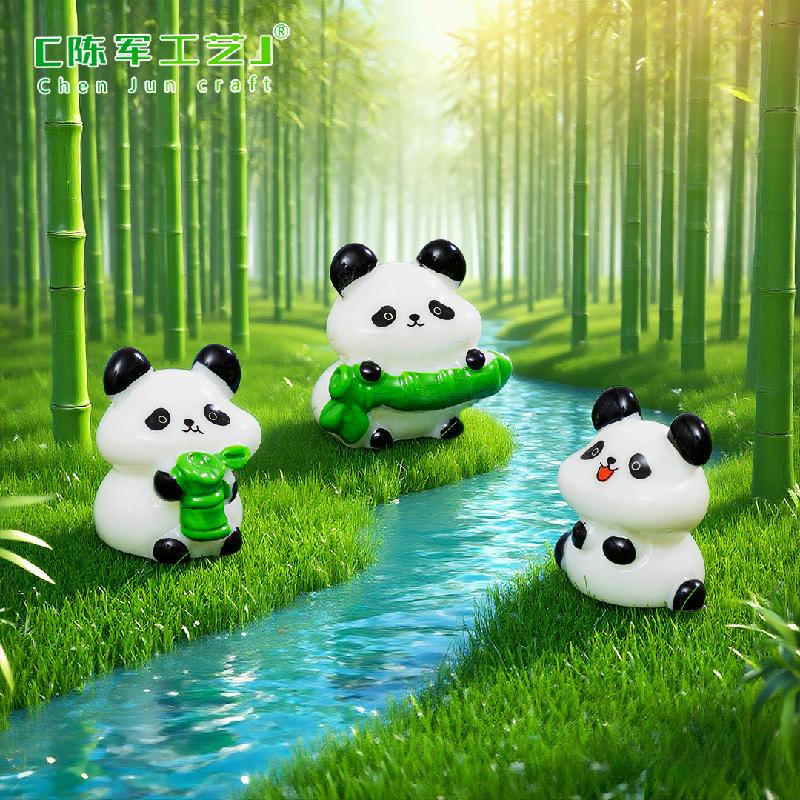 Phụ Kiện Tiểu Cảnh Gấu Trúc Đỏ Dễ Thương Mini (PK-574)