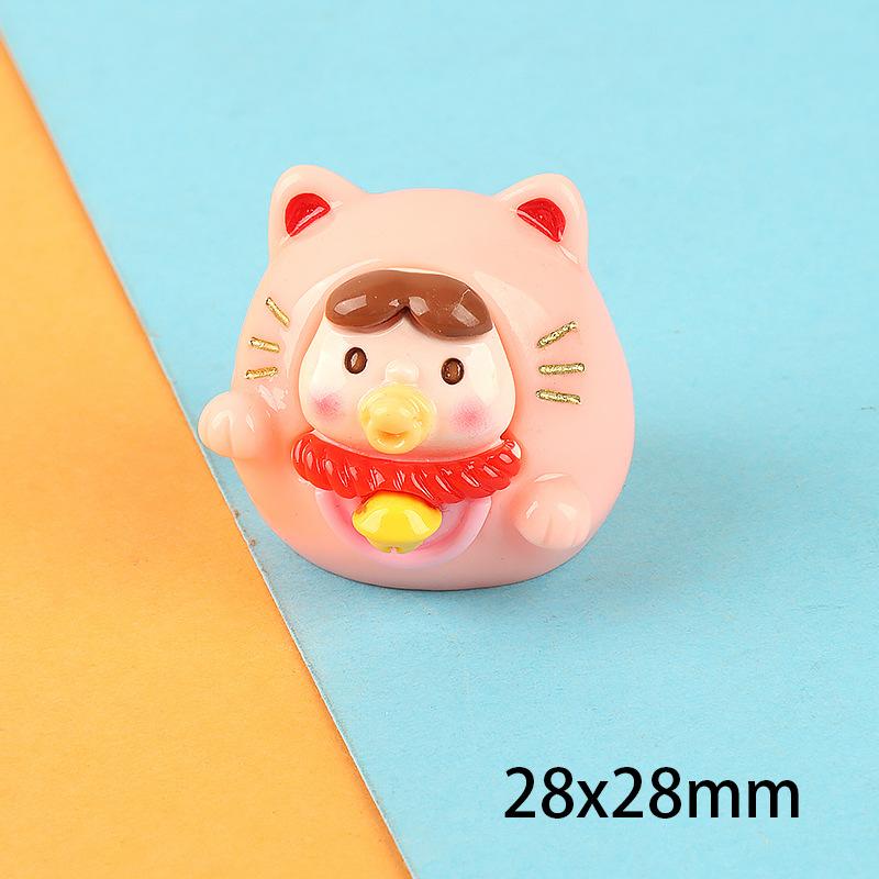 Charm mèo may mắn DIY trang trí vỏ điện thoại (FF-495)