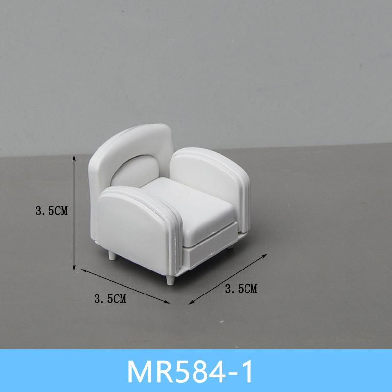 Sofa Giường Mini Mô Hình Nội Thất Tỷ Lệ 1:25 (MH-101)