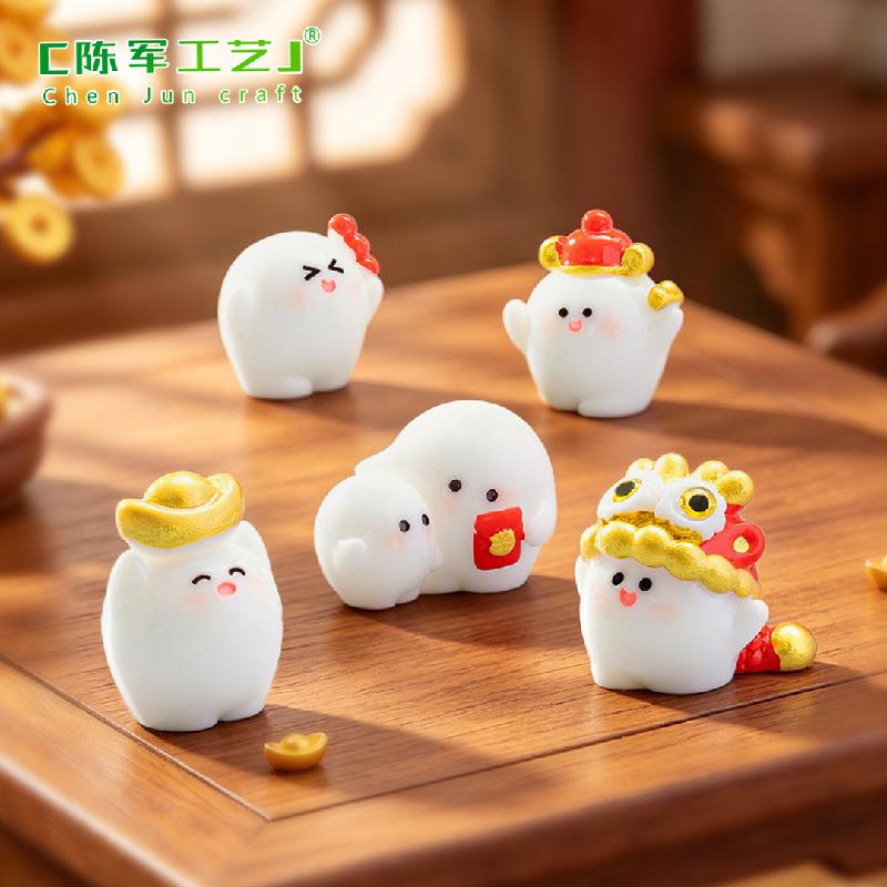 Phụ Kiện Tiểu Cảnh Gia đình đoàn viên năm mới mini trang trí (PK-779)