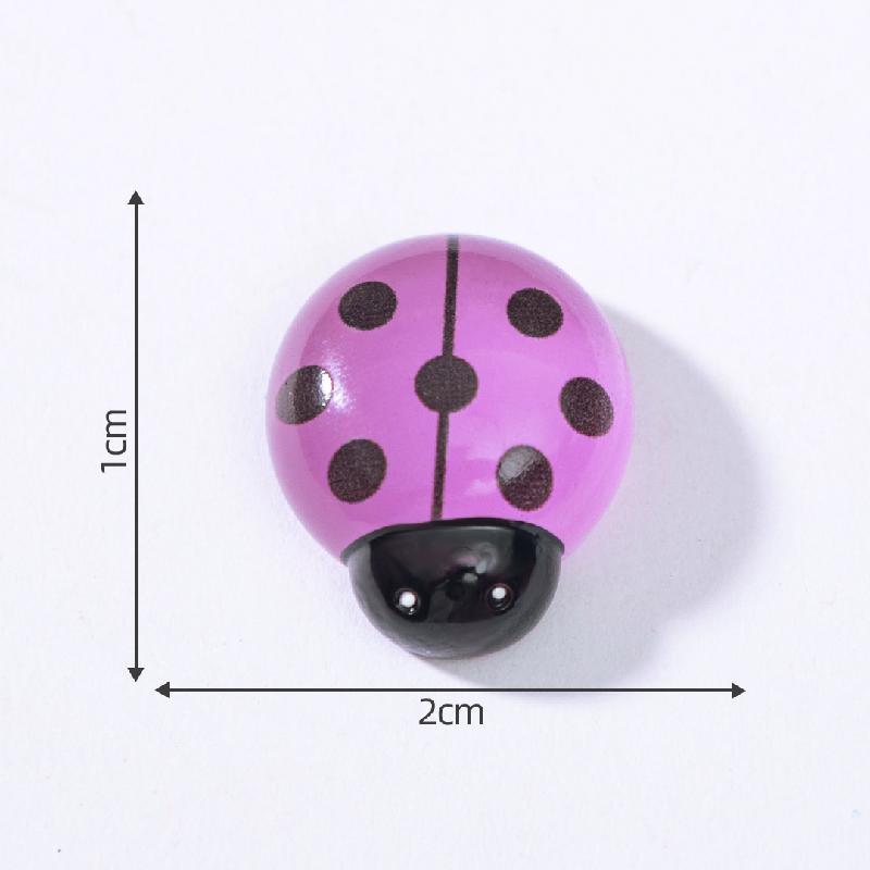 Tiểu cảnh bọ cánh cam phát sáng, sân vườn DIY, phụ kiện bàn tiểu cảnh mini đáng yêu (ZC-496)